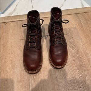 Red Wing Shoes Dark Brown Leather Boots
